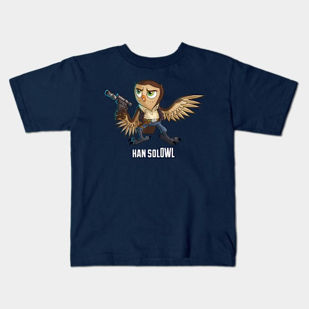 Han Sol-OWL Kids T-Shirt by RemcoBakker